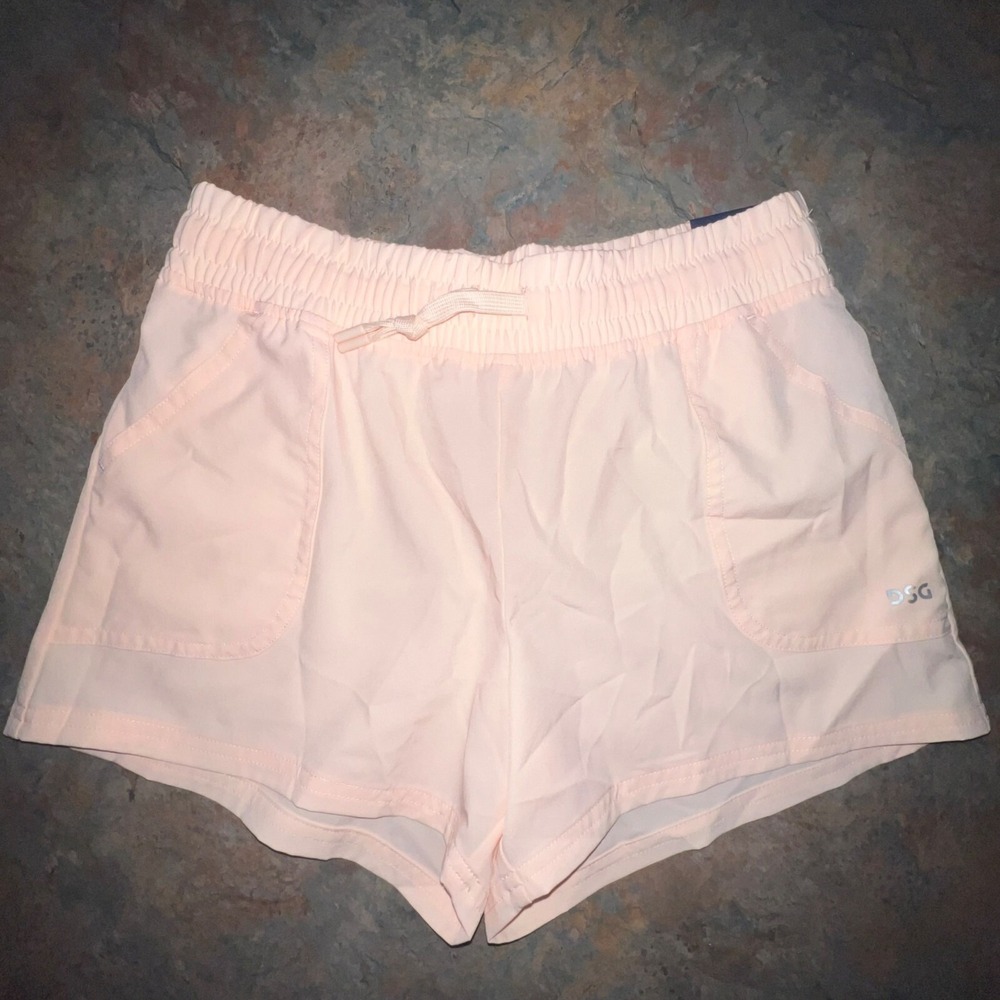 DSG Womens Mid Rise Athletic Shorts Large, Pink‎